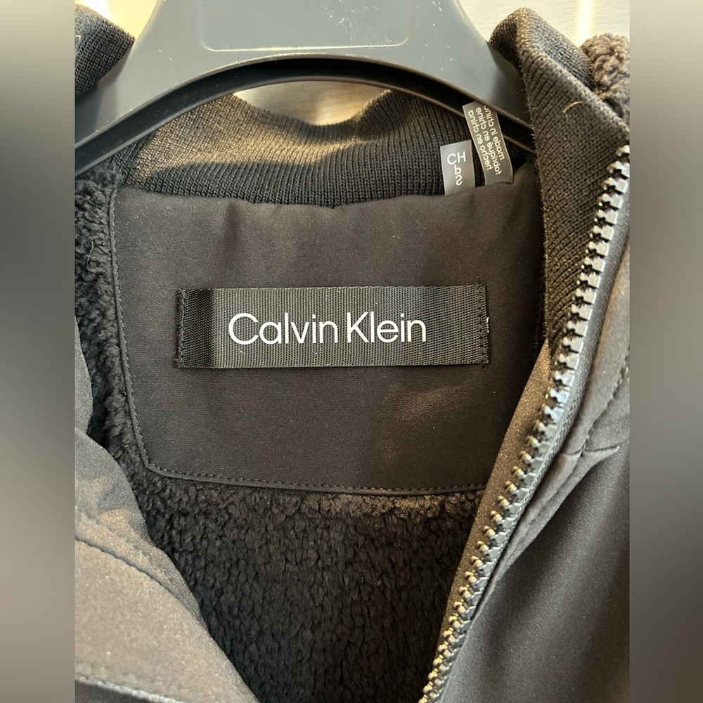 Calvin Klein Women’s Hooded Faux-Fur-Lined Anorak Raincoat S - Picture 9 of 16